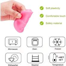 Juego de moldes para fondant para el da de San Valentn, moldes de fondant para boda, labios, corazn, rosa, carta de amor, moldes de silicona, herramienta para hornear para tartas, cupcakes, arcilla - Rosado - Ver 5