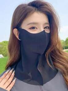 1PC New Ice Silk Full Face Sun Protection Mask Summer Protective Neck Guard Integrated Sunshade UV Protection Breathable Mask - Ice Silk Full Face - View 10