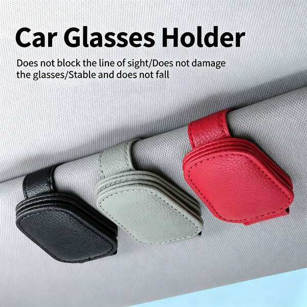 Car Sun Visor Fashion Glasses Storage Box, Car Glasses Organizer Box, Unisex Glasses Protection Storage Box