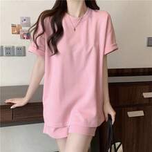 GUFJ Women Two-Piece Outfits - Pink (set) - View 1