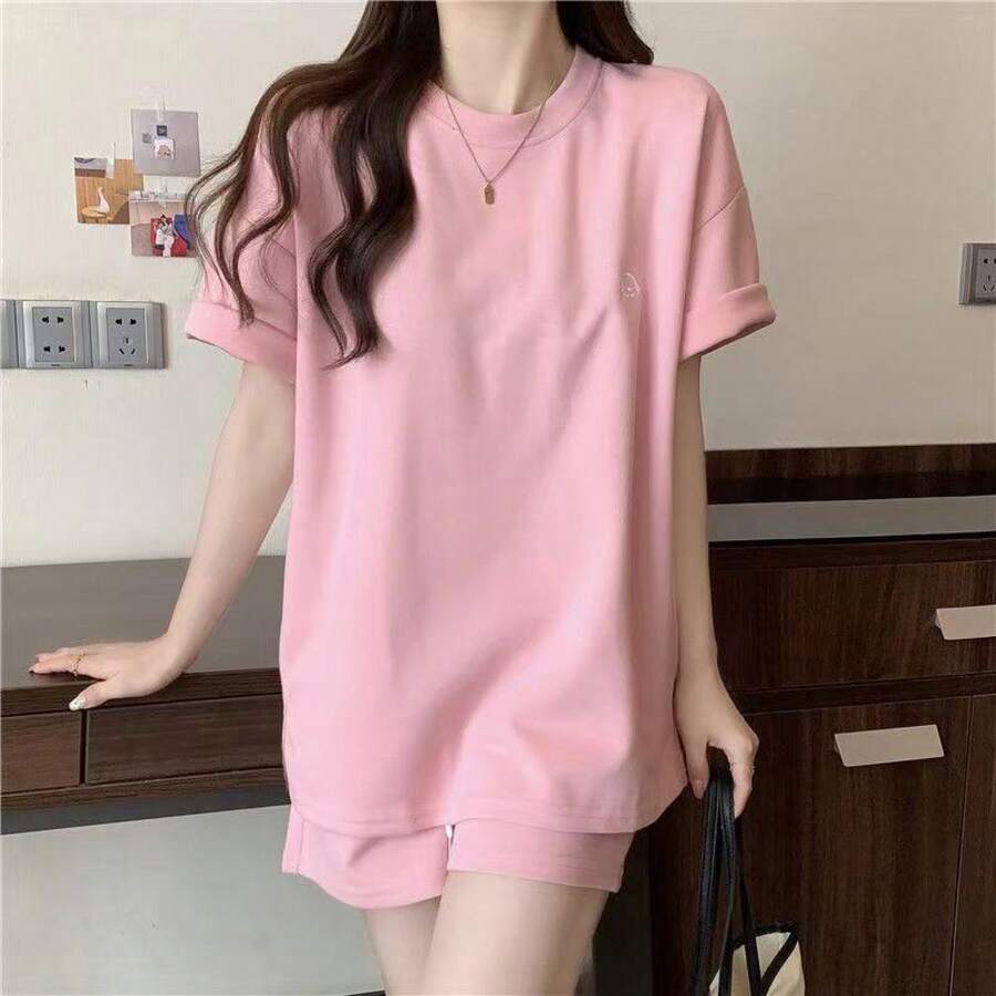 GUFJ Women Two-Piece Outfits - Pink (set) - View 1