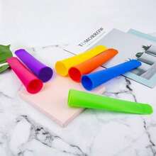 1/2/3/6pcs Reusable Silicone Popsicle Molds With Lids, Popsicle Maker For Making Popsicles, Yogurt Bars, Jelly, Kitchen Tool Accessories, Summer Essential - Multicolor - View 2