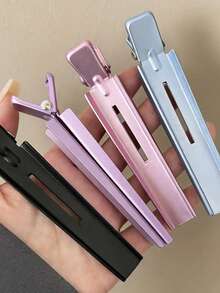 1pc Natural Volumizing Styling Tool, Suitable For Bangs Styling And Adding Volume, Manual Hair Curler, Essential Styling Tool.,Clips For Hair - Multicolor - View 4