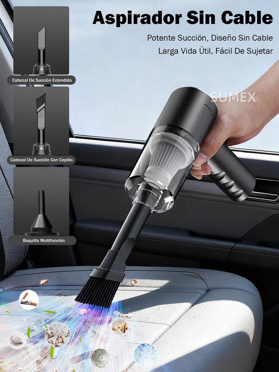 Car Vacuum Cleaner - Black - View 1