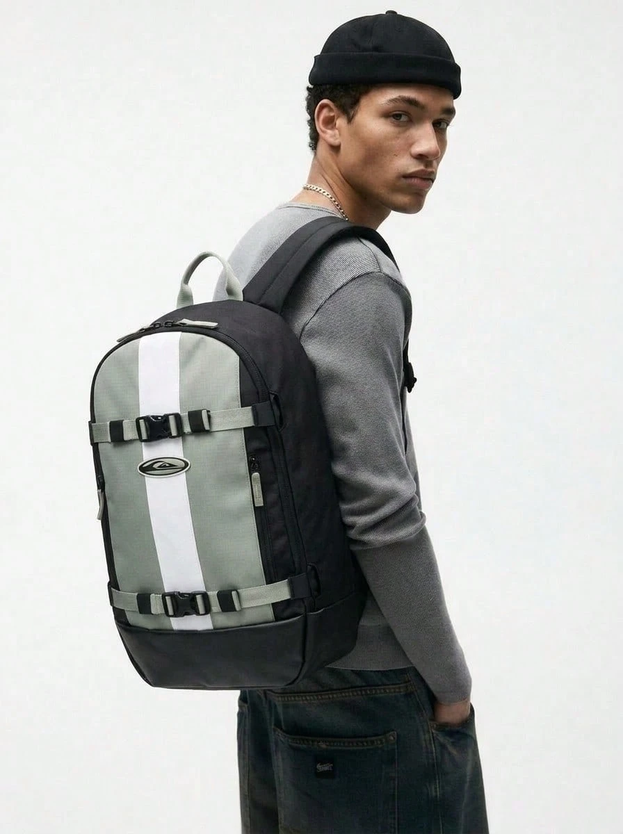 Quiksilver A. Sweetin 18L - 男士时尚户外背包 - 黑色 - 查看 1