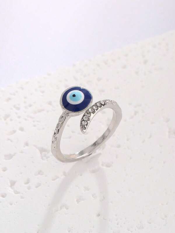 Sweet Cool Style Open Ring Adjustable Versatile Design Daily Commute Atmosphere Niche Gift Meaning Peace