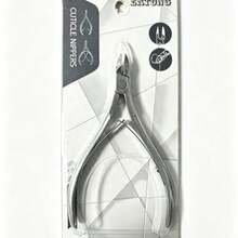 Stainless Steel Cuticle Nipper For Back To School | Ultra-Sharp Dead Skin & Ingrown Toenail Trimmer For Teens & Students | Professional Manicure Pedicure Tool For Easy School Day Nail Care - Silver - View 8