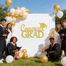 2026 Graduation Banner Felt Letter Sign, Graduation Party Photo Booth Props, University Graduation Room Decor Party Supplies - Style 1 - View 2