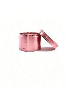 1個便攜式金屬研磨器，香料研磨器，廚房工具研磨器，可愛設計，更好抓握，廚房必需品，鹽研磨器，可愛鋁合金香料研磨器，手動香料粉末研磨器，附花粉篩和刮板，廚房用品，旅行必需品，露營，耐用金屬研磨器，附防滑滾花蓋廚房香料/草藥便攜式手持研磨工具 (研磨盒 + 收納袋/套)，(購買時請仔細檢查產品名稱以避免錯誤購買) - 粉色 - 查看 13