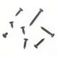 560piece Black Self-Tapping Screw Set In Various Sizes And Styles - For Wood Repair And Appliance Assembly, Includes Convenient Storage Box - Black - View 8