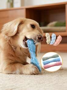 Juguete de Masticar Resistente y Fuerte para Perros - Hueso de Goma TPR, Adecuado para Perros Pequeños/Medianos, Limpieza de Dientes & Entrenamiento, Juguete de Masticar Interactivo para Aliviar el Aburrimiento y Prevenir el Masticado Destructivo, Regalo Ideal para Mascotas - Múltiples estilos - Ver 10