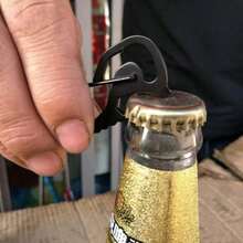 Bottle Opener Carabiner Driver Multifunctional Hex Multifunctional Outdoor Keychain Screwdriver Keychain Ring - Payment - View 7