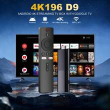 I96 D9 TV Stick, Ultra HD 4K UHD ATV, Equipped With [2GB RAM+16GB ROM], Dual-Band WiFi Voice Remote Assistant Built-In, Android ATV Driver Plug-And-Play Smart TV, Suitable For Android TV Stick, TV And Projector 4K HD Streaming Device - Black - View 2