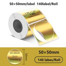 Minimal Silver Laser Vibe Waterproof Thermal Label Stickers 40x30mm, 230 Labels/Roll, Compatible With M110 M221 M220 M120 M200, For Price Barcode Name Storage Office Packaging - View 13