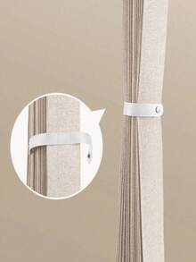 1pc Foldable Blind Curtain | Windproof Partition Curtain | Comes With Hooks And Storage Straps | Modern Polyester Fiber Material Design | Suitable For Living Room, Bedroom And Kitchen | Multiple Colors And Sizes Available | Easy To Maintain | Elegant Living Room Curtain | Bedroom Partition Curtain | Foldable Design | Smooth Touch - Door Curtain - View 8