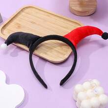 1pc Halloween Funny Clown Headband Party Costume Creative Devil Headband Holiday Performance Dress Up Hair Accessory Decoration Prop - Multicolor - View 11