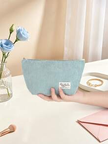 Organizer Alat Kosmetik Minimalis Portabel yang Modis, Cocok untuk Wanita dan Anak Perempuan, untuk Perjalanan, Penggunaan di Rumah dan Kehidupan Sehari-hari. - Baby Blue - View 4