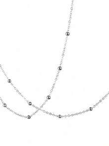 3Pcs Glasses Chain Set In Gold, Silver And Black, Decorative Eyewear Chain With Clasps And Beads, Stylish Anti-Lost Glasses Chain,Fashion Accessory - Multicolor - View 5