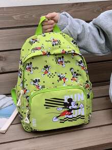 Disney 青少年迪士尼學生背包 男款卡通收納包 文具收納袋 旅行包 時尚女款手提包 斜挎包 適合購物、派對、假期禮物 - 彩色 - 查看 7