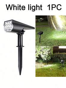 LED Solar Powered Dual-Use Spotlight Tree Light Outdoor Ultra Bright Multi-Color Landscape Light Yard Garden Villa Decoration Floodlight Lawn Path Light - Lawn Lights - View 15