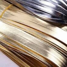 5M/Pack Golden/Silvery Artificial Leather Rope -Soft And Flexible Craft Rope, Suitable For DIY Jewelry Making, Bag Chains And Gift Envelope Straps - 5M/pack - View 9