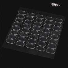 Cinta Adhesiva Doble Cara de Acrílico Nano Transparente - Impermeable, Reutilizable. Perfecta para Hacer Pósteres y Exhibiciones de Museos. Muy Conveniente de Usar, Adecuada para Uso Escolar. - oval - Ver 14