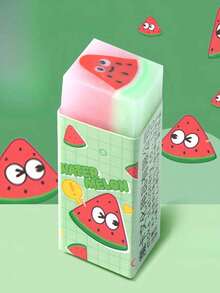 5pcs/Set Random Style Cute Bento Box Dessert Makeup Eraser Set Creative Stationery Combination Back To School Season - Multicolor - View 9