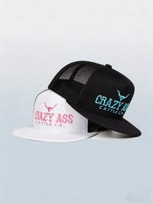 1 Pc Men's Grid Goth Letter Embroidered Baseball Cap With Adjustable Design For Outdoor Activities, Travel And Running - Multicolor - View 2