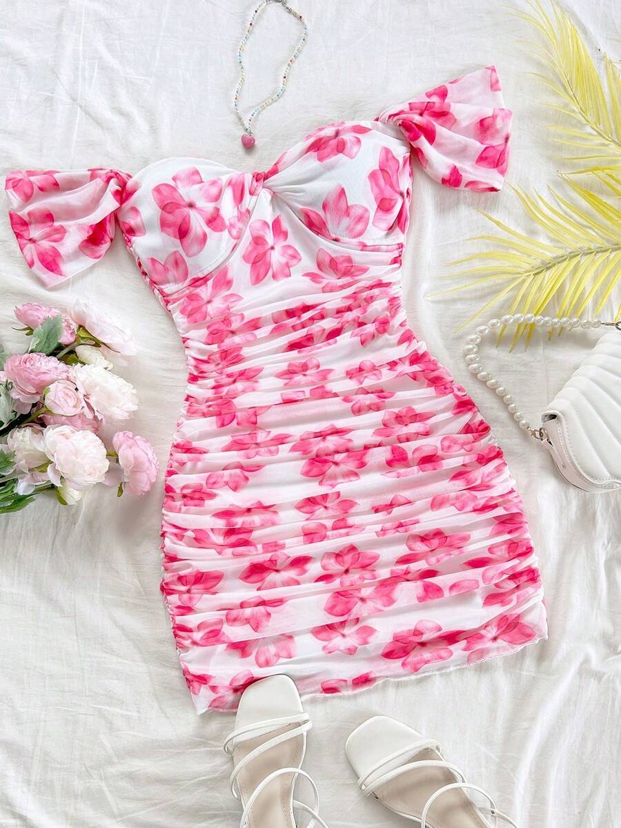 Women Midi Dresses - Multicolor 3 - View 1