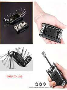 16-In-1 Ratchet Wrench Set With Non-Slip Handle And Swivel Design - Durable, Easy To Use, Suitable For Home And Car Repair. Universal Wrench Tool, Compact Design, Sturdy And Durable Construction. Hand Tool Category, Automotive Parts Category - A - View 7