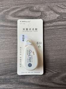 1件裝裝飾性蜂巢紋理膠筆組,包含便攜式膠水塗抹器、無殘留手工膠水,適用於DIY手工、剪貼簿裝飾、可充電文具用品及雙面可擦膠筆,適合學校、辦公室、日記等使用,附紫色裝飾性膠水塗抹器,膠捲長度6m*6mm - 手帳膠帶 - 查看 14