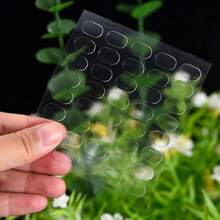 Cinta Adhesiva Doble Cara de Acrílico Nano Transparente - Impermeable, Reutilizable. Perfecta para Hacer Pósteres y Exhibiciones de Museos. Muy Conveniente de Usar, Adecuada para Uso Escolar. - oval - Ver 4