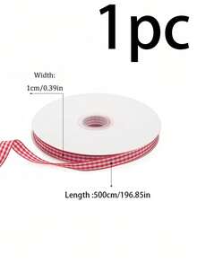 1/3 Roll Leopard Print Satin Ribbon, Elegant Decorative Ribbon, 10 Yards (914 Cm) Long. Suitable For Weddings, Gifts, Cakes, Flowers, DIY Bows, Parties And Other Occasions. Versatile Use. - Multicolor - View 10