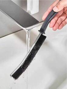 5pcs Multifunctional Long Handle Gap Cleaning Brush Set, Tile Grout Bathroom Kitchen Small Brushes, Deep Cleaning Stainless Steel Tools No Power Needed, Suitable For Furniture Living Room Bedroom, Powerful Cleaning Ability Home Cleaning Essentials - Multicolor - View 3