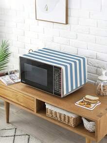 1pc,Bohemian Style,Minimalist Striped Table Runner,Microwave Dust Cover,Protective Cover,Rectangular Tablecloth,Washable,Suitable For Home Dinner,Coffee Table,Kitchen And Dining Room Decor,Dining Table Decor Party And Scene Decoration,Home Decor,Outdoor Patio Table Runner Decoration,Entryway Decor,Fireplace Towel - Washed Denim Blue - View 7