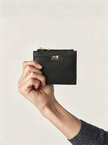 Cavalli Class Women's Bifold Card Holder Wallet Small Black - 黑色 - View 1