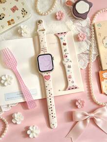 1條細腰矽膠錶帶,適用於Apple Watch 45mm、44mm、40mm、49mm、46mm、41mm、38mm、42mm,時尚磁吸錶帶,適用於Series 11、10、Ultra、9、8、7、6、SE、5、4、3、2、1,柔軟舒適、易於佩戴、觸感靈敏,時尚智慧手錶替換錶帶 - 彩色 - 查看 2