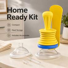 Choking Relief Mask, Home And Travel Assist Kit, Easy To Use & Portable UK - Yellow - View 3