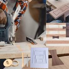Bow Tie Router Template Set, Clear Acrylic Template, Woodworking Router Template - A - View 2