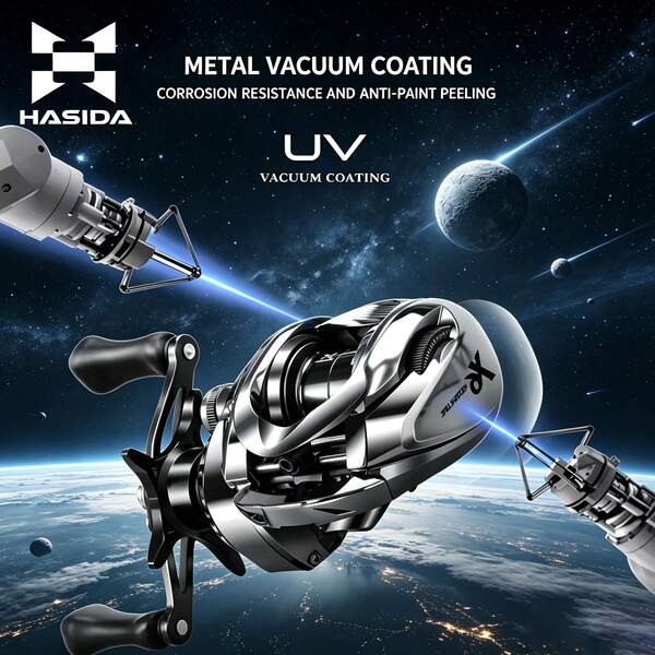  HASIDA Ultralight X6 餌釣捲線器 標準/輕量 2 款 高速比 陶瓷球軸承 AT7 鋁合金線杯