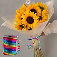 One Roll, 100 Yards Of Rainbow Metallic Balloon String, Suitable For Party Decorations, Craft Items, Floral Shops, Weddings, Balloon Strings, Gift Packaging, Made Of Plastic Material - View 9