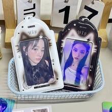 Álbum de almacenamiento de photocards de , álbum de fotos de 3 pulgadas, merchandising de ídolos, llavero con protector de pantalla, álbum de colección de tarjetas pequeñas. - Albaricoque - Ver 5