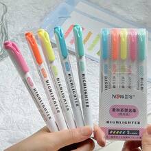 15支/組雙頭螢光螢光筆，學校用品、辦公用品、重點標記筆、聖經、DIY繪畫標記筆、馬克筆 - 套裝 - 查看 9