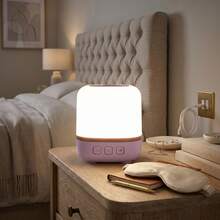 Touch Dimmable Ambient Desk Lamp, USB Rechargeable Wireless Portable Bedroom Bedside LED Night Light - Pink - Dimmable LED Night Light for Bedside Sleep - View 10
