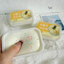1個裝盒蛋糕捏捏樂玩具，慢回彈超軟麻糬觸感壓力釋放擠壓玩具，可愛甜點紓壓玩具，適合教師節畢業禮物送給成年女性，貼紙款隨機 - 彩色 - 查看 16