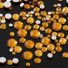 YONGNING SS4-20 1300pcs Mixed Size Crystal Non-Hotmelt Transparent Glass Rhinestones Flat Back Decorative Pieces DIY Nail Art 3D For Shoes, Clothing, Hats And Other Daily Items - Mixed Size - View 44