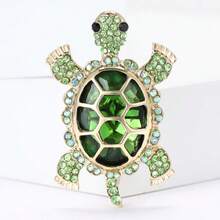 Creative Fashion Turtle Brooch Niche Design Animal Brooch Corsage Pin Exaggerated Suit Coat Sweater Clothing Chest Decoration - Turtle Brooch - View 9