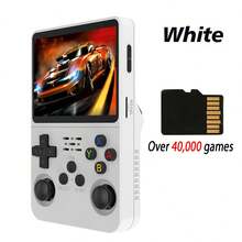 R36S Portable Retro Handheld Game Console, 3.5-Inch IPS HD Screen, Linux System, 128GB Pre-Installed 40000+ Classic Games, Dual Joysticks, Long Battery Life, Perfect Gift For Adults And Teens - View 17