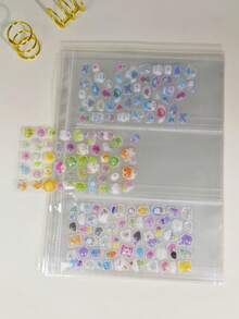 A4 Cute Sticker Storage Notebook - Matte PP Cover With Elastic Band, Reusable Sticker Album Suitable For 3D Glitter Stickers And Diary Supplies,Back To School - A4 - View 4