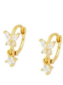 1 Pair S25 Pure Silver Women's Ins Style Luxury Butterfly Stud Earrings, Delicate And Exquisite For Daily Wear, Subtle And Not Exaggerated, Gentle And Minimalist, Suitable For Various Styles, Students And Office Workers - Butterfly - View 7
